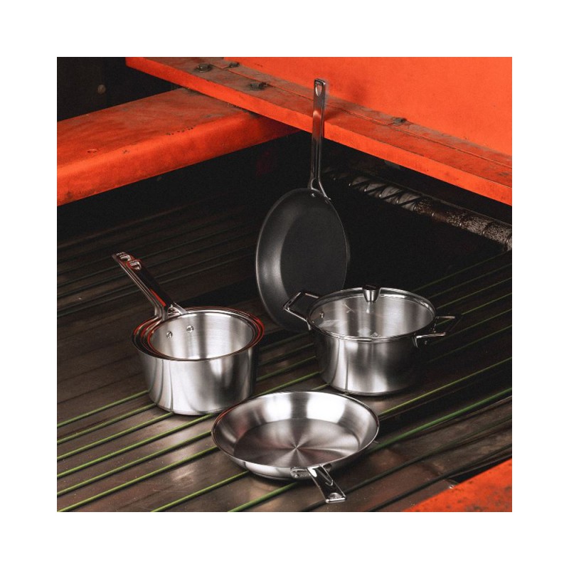 POELE 30 CM INOX CRISTEL 1826