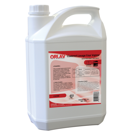 PRODUIT DE LAVAGE FOUR VAPEUR - 5L