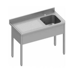 PLONGE 1200X700 1BAC EGOUTTOIR DROITE