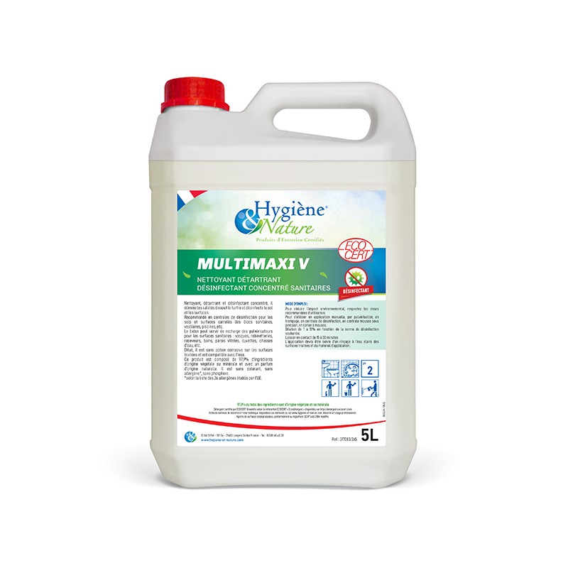 NETTOYANT DETARTRANT SANITAIRES MULTI MAXI V -2X5L