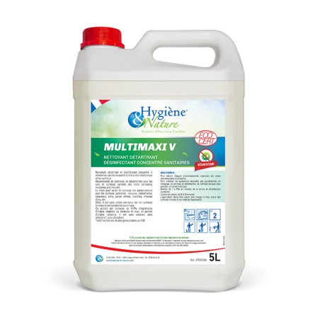 NETTOYANT DETARTRANT SANITAIRES MULTI MAXI V -2X5L