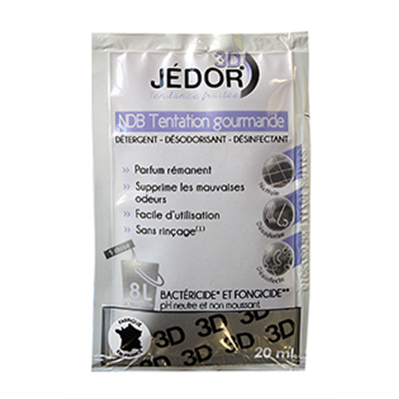 250 dosettes JEDOR- Parfum tentation gourmande