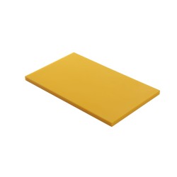 PLANCHE POLYETHYLENE  600X400X20 JAUNE