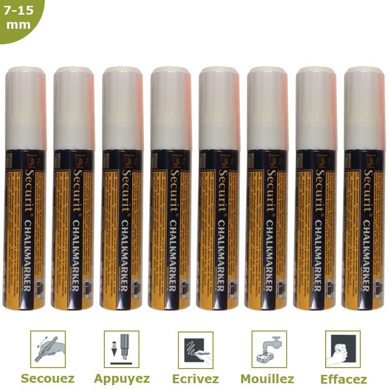 FEUTRE-CRAIE A ENCRE LIQUIDE BLANC