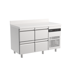 TABLE GASTRONORME GN1/1 ADOSSEE - 4 TIROIRS