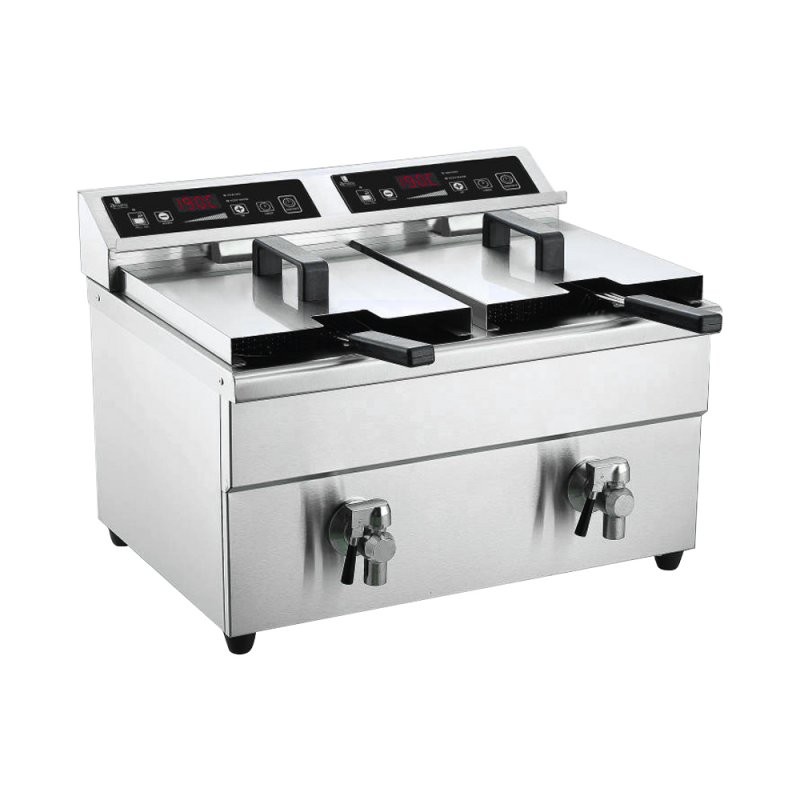 FRITEUSE ELECTRIQUE INDUCTION 2 CUVE DE 8L