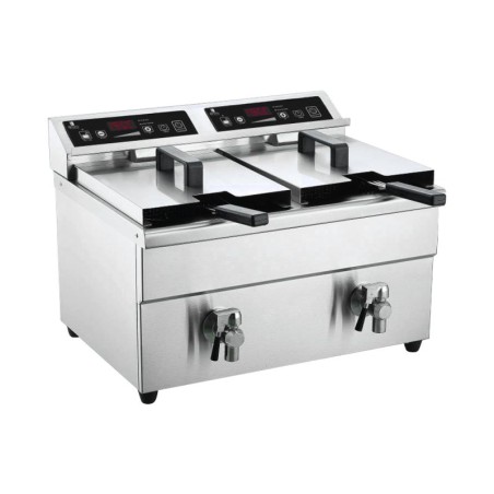 FRITEUSE ELECTRIQUE INDUCTION 2 CUVE DE 8L