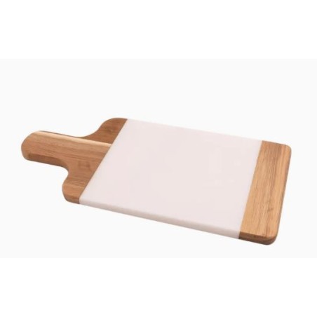 PLANCHE EN MARBRE ET BOIS ACACIA 38X18 CM