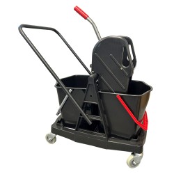 Chariot de lavage +2 seaux + presse