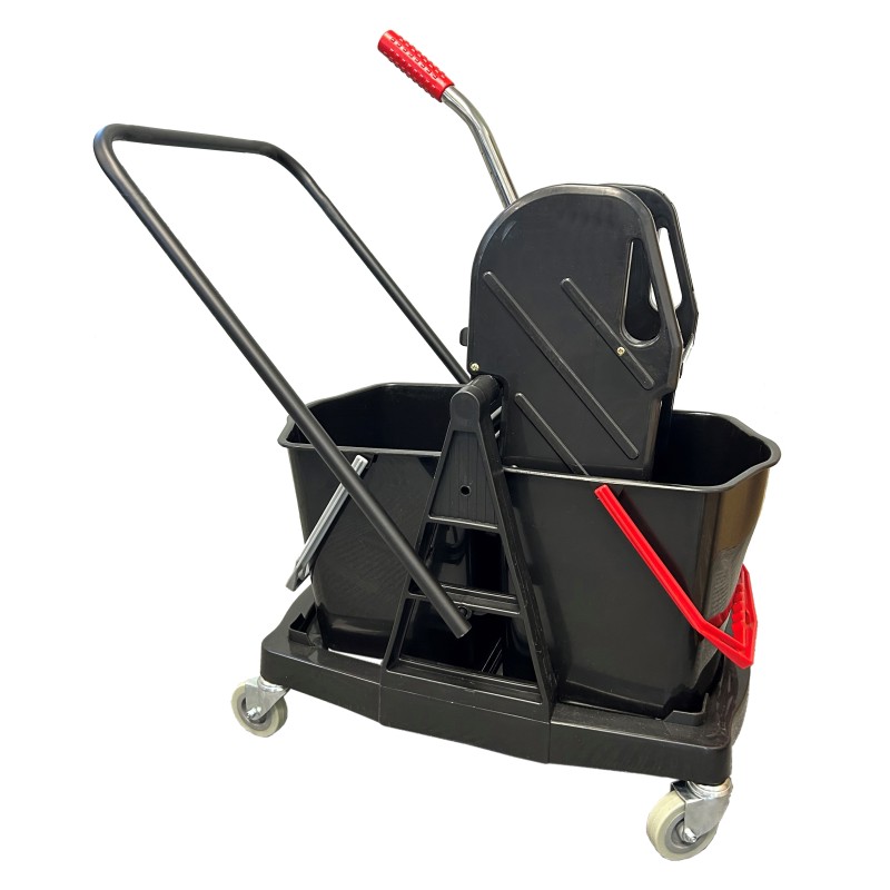 Chariot de lavage +2 seaux + presse