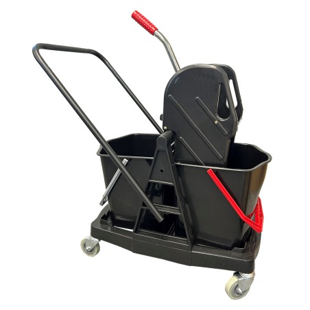 Chariot de lavage +2 seaux + presse