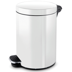 Poubelle inox avec pédale 12L