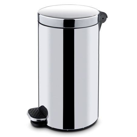 POUBELLE PEDALE METAL 3L INOX