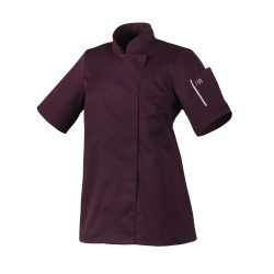 VESTE UNERA MANCHE COURTE  PRUNE / T3