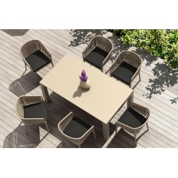 FAUTEUIL PORTOFINO TAUPE