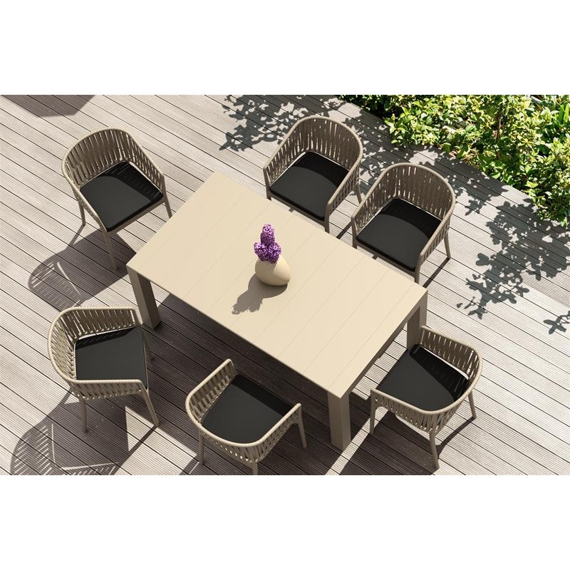 FAUTEUIL PORTOFINO TAUPE