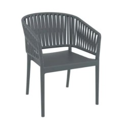 FAUTEUIL PORTOFINO DARK GREY