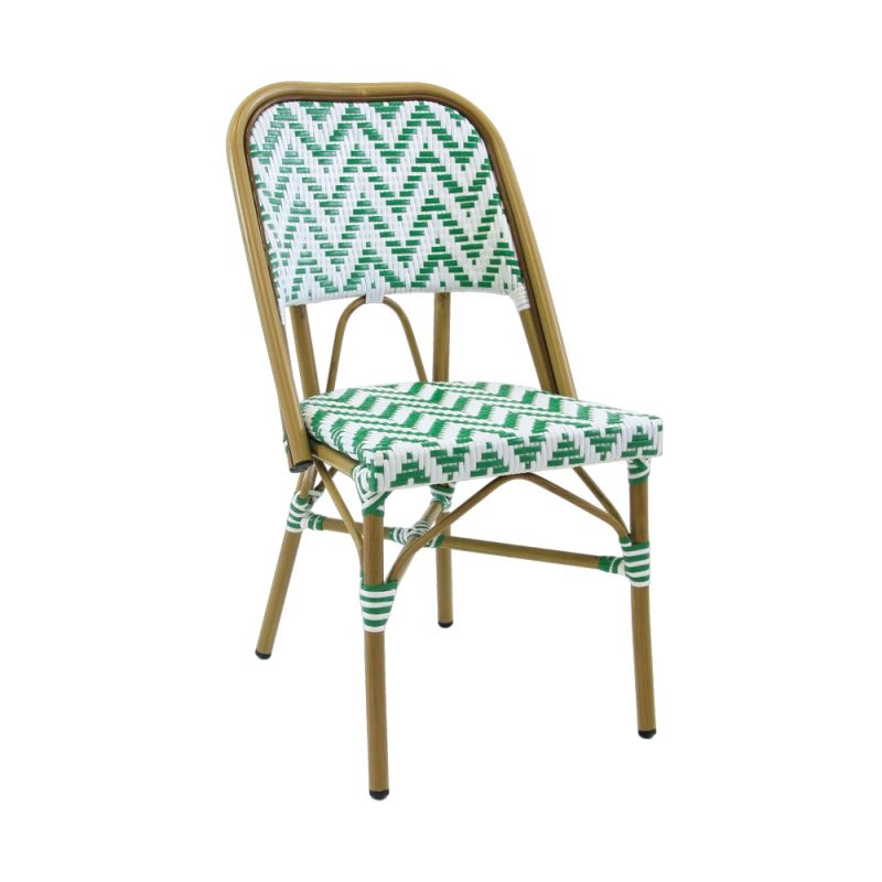 CHAISE RIO VERTE ET BLANCHE
