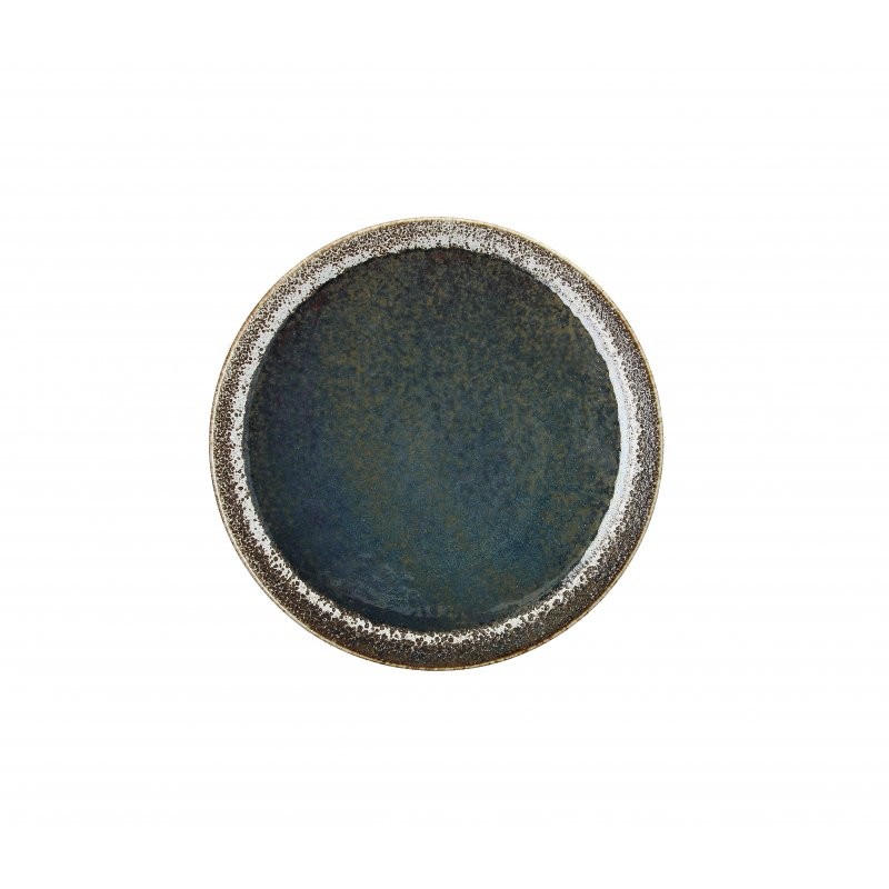 6 ASSIETTES A DESSERTS 21CM BLOOM BLUE AND BROWN