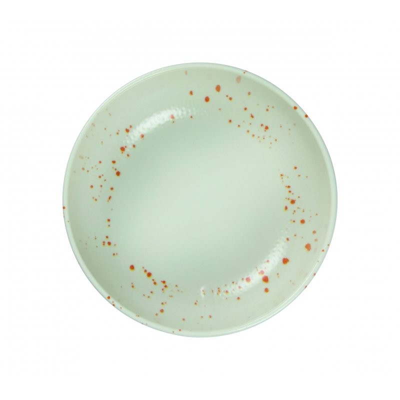 6 BOLS 13 CM HERMES ORANGE & BLANC