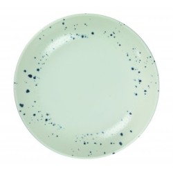 6 ASSIETTES CREUSES 25 CM APHRODITE BLEU & BLANC