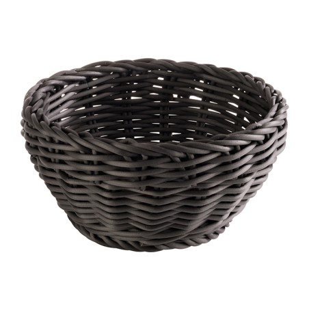 Corbeille ronde noire 20cm