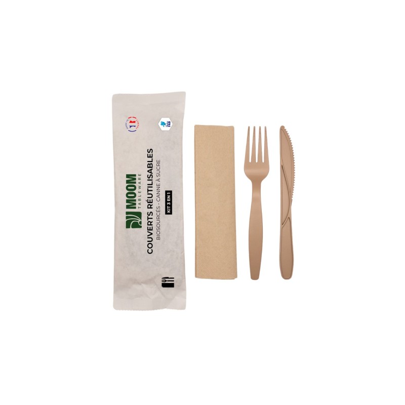 160 KITS COUVERTS 3 EN 1