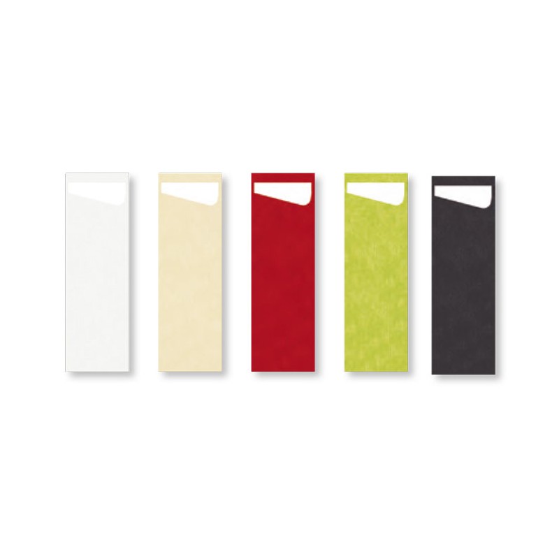 240 SACCHETTO SLIM NOIR AVEC SERVIETTE DUNI