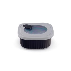 BOITE CARREE NOIR 85CL POLYPROPYLENE AVEC COUVERCLE