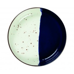 6 BOLS 20 CM POSEIDON BLANC IVOIRE & BLEU