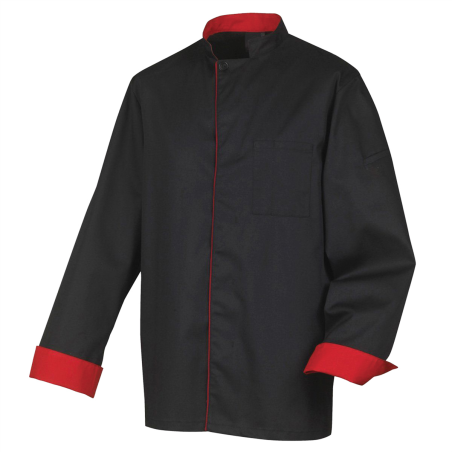 VESTE MIXTE BOKO ML NOIR GAR ROUGE / T4