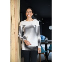 T-SHIRT FEMME ANCRE RAYE MARINE T3