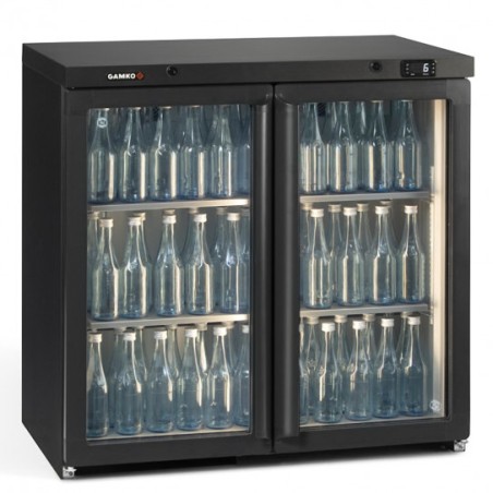 Arrière de bar froid ventilé 225 bouteilles 30cl