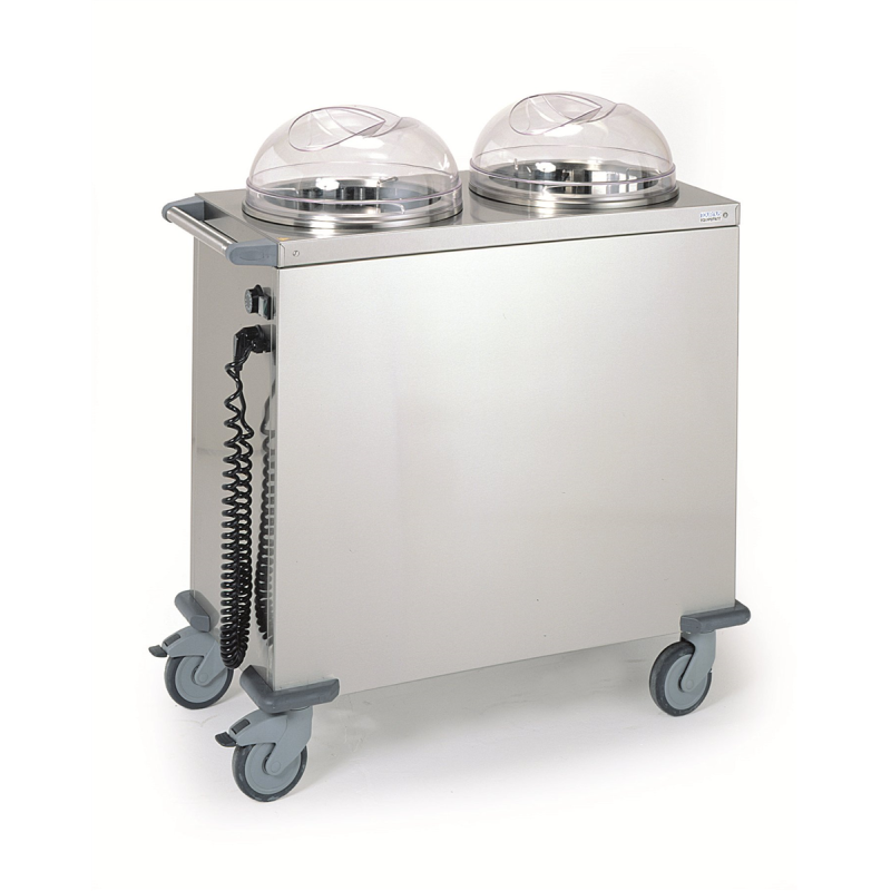 Chariot chauffant pour 2 piles