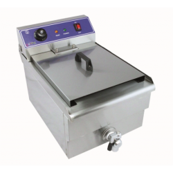 Friteuse à poser avec robinet  cuve10L