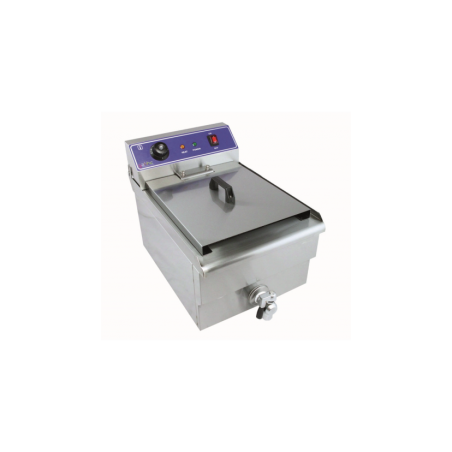 Friteuse à poser avec robinet  cuve10L