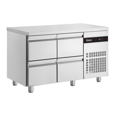 TABLE REFRIGEREE POSITIVE -4 TIROIRS-INOMAK