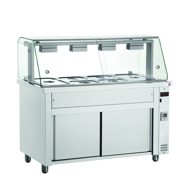 BAIN MARIE SUR PLACARD 4 GN 1/1 INOMAK