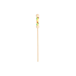 100 PIQUES PERLE 12 CM NATUREL BAMBOU