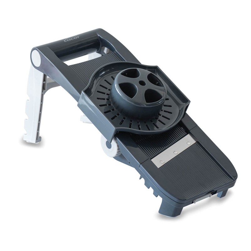 Mandoline multi-râpes et presse-fruits