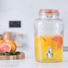 KILNER DISTRIBUTEUR DE BOISSON ROND AVEC ROBINET 5L