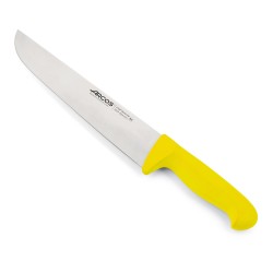 COUTEAU DE BOUCHER 25cm-JAUNE