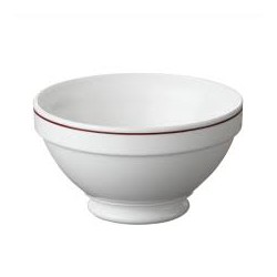 6 BOLS RESTAURANT  51 CL Ø 13,2 CM FILET BORDEAUX