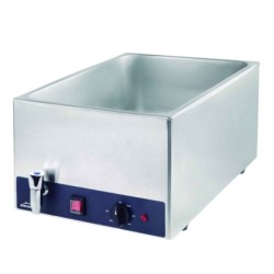 BAIN-MARIE INOX GN 1/1 230V / 1200W AVEC ROBINET DE VIDANGE