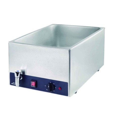 BAIN-MARIE INOX GN 1/1 230V / 1200W AVEC ROBINET DE VIDANGE