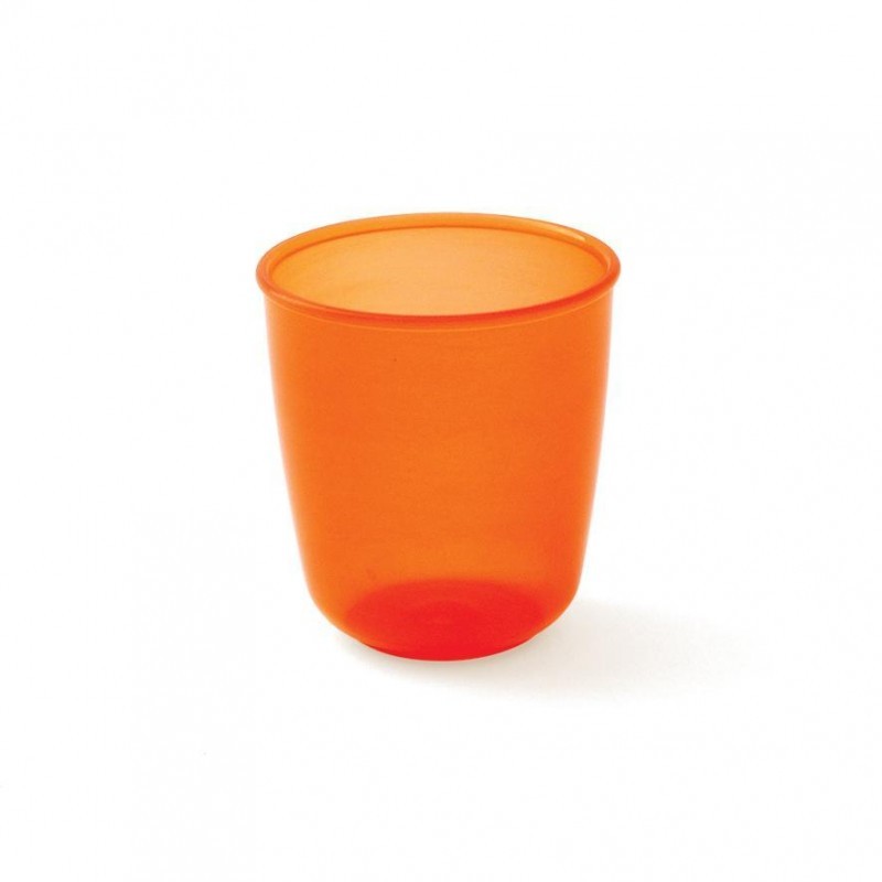 Gobelet en polypropyléne 15cl orange agrume
