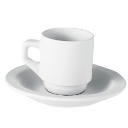 12 TASSES A CAFE OSLO BLANCHES 9 CL SANS SOUCOUPES