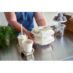 300 BOITES OCTABAGASSE 650 ML 183X183X43MM  MARRON