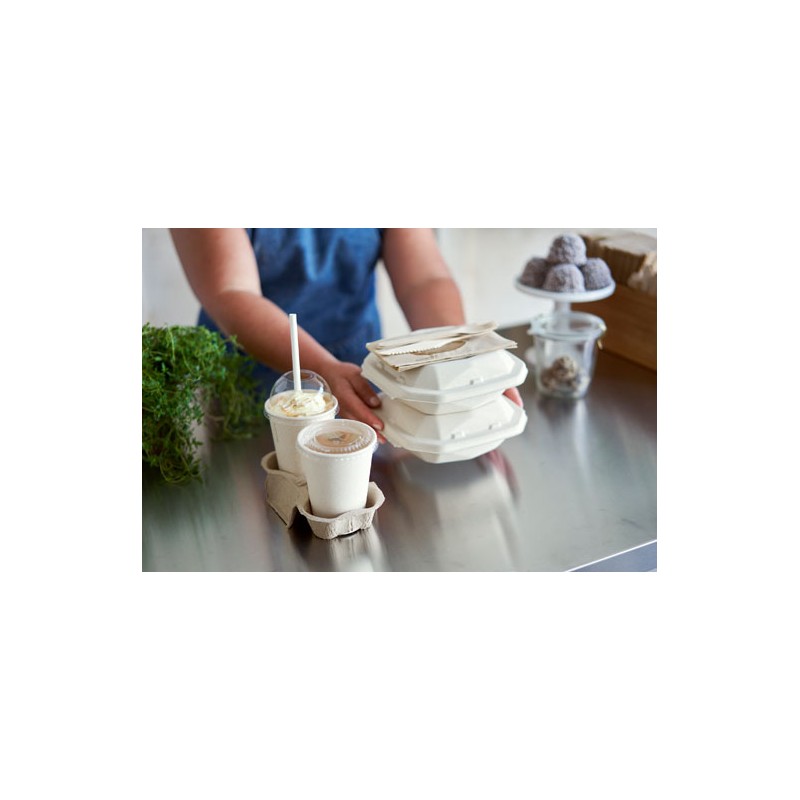 300 BOITES OCTABAGASSE 650 ML 183X183X43MM  MARRON