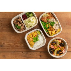 300 BOITES OCTABAGASSE 650 ML 183X183X43MM  MARRON